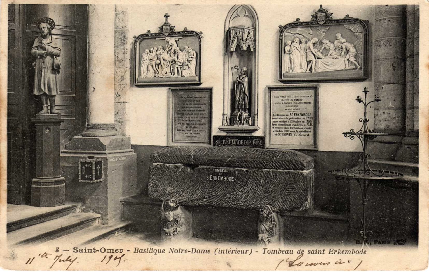 (l)- Tombeau de saint  Erkembode